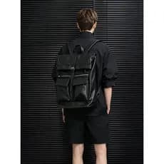 Mochila masculina mochila masculina High-End grande capacidade de negócios Commuter couro Casual 53cm computador mochila