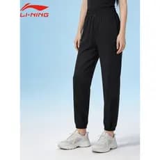 Li Ning calças esportivas calças femininas 2026 verão novo estilo solto respirável de secagem rápida Leggings calças cor