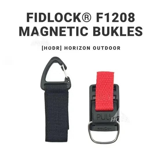 [HODR] Fidlock F1208 Fivelas Magnéticas 20mm Molle Clipes Magnéticos Liberação Rápida Tática Caminhadas Acampamento Ao A