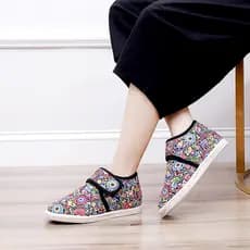 Inverno quente mãe sapatos femininos All-Match sapatos de pano feminino velho pequim Melaleuca sola flanela algodão algo