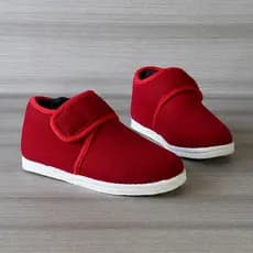 Grande vermelho veludo pano sapatos femininos inverno algodão sapatos quentes estudantes do sexo feminino inverno pano s