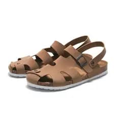 2026 Cross-Border primavera verão Rui pé sandálias de cortiça masculinas água sandálias soltas de duas peças sapatos de