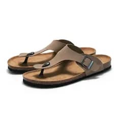 Rui pé 2025 novo produto primavera verão chinelos de cortiça masculinos chinelos femininos estudante sapatos de praia sa