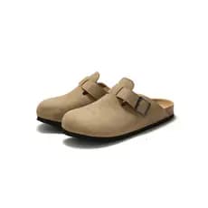 RUIZUSTOCK outono inverno novo produto chinelos de cortiça masculino Baotou sandálias femininas chinelos fosco neutro pr