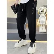 2026 primavera novo estilo leggings Sweatpants homens bens europeus Street Wear carta impressão solta cordão leggings ca