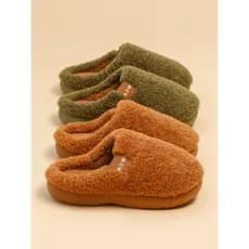 Chinelos de algodão casal inverno compre um ganhe um grátis interior casa chinelos de pelúcia feminino casa chinelos de