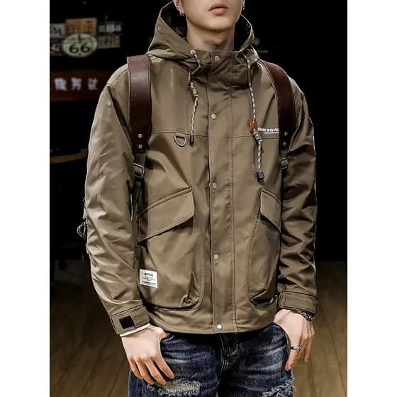 2026 novo estilo macacão jaqueta masculina primavera roupas masculinas jaqueta espessada outono inverno jaqueta acolchoa