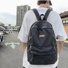 High School estudantes universitários lazer mochila na moda Retro mochila das mulheres dos homens estilo casal mochila l