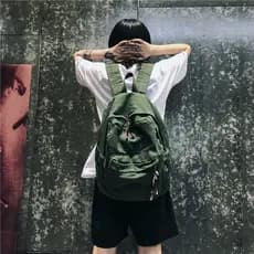 Japão Harajuku mochila das mulheres dos homens estilo literário puro algodão lona Mori Casual All-Match mochila 2019 nov