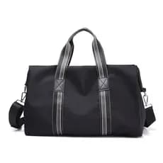 Bolsa de viagem masculina, bolsa de viagem portátil para viagem de negócios, grande capacidade, à prova d'água, um ombro