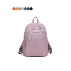 Nova mochila feminina média All-Match mochila masculina leve saco de montanhismo Casual mochila de pano repelente de águ