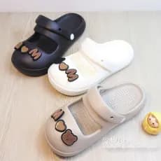 Mary Jane All-Match buraco sapatos femininos verão 2024 novo estilo exterior Wear antiderrapante de sola grossa sapatos
