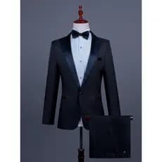 Traje de desempenho cristal brilhante diamante lantejoulas terno palco coro traje vestido masculino anfitrião traje tern