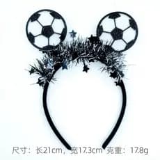 2026 Meijiamo World Cup Must-have Early Buy Tema de futebol Cheerleading Cute Headband Fans#6417