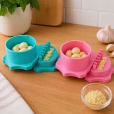 Kit 2/3/4 Trituradores De Alho Manual Cores Sortidas Plástico Resistente Utensílio Cozinha Compacto