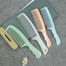 Não é fácil de quebrar pente de plástico portátil doméstico simples cabelo encaracolado cabelo liso pente de cabelo long