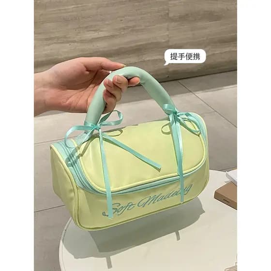 Saco cosmético portátil feminino 2024 novo estilo portátil de grande capacidade High-End viagem à prova dwaterproof água