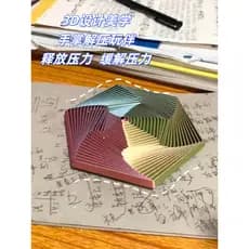 Impressão 3D em forma de divisão Hexagonal descompressão ferramenta útil torre espiral descompressão anoying brinquedo d