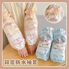 Original filhote de cachorro manga impermeável feminino novo estilo manga de proteção de mão dupla camada trabalho dedic