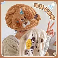 Original filhote de cachorro boné de secagem de cabelo feminino Super absorvente de secagem rápida 2025 novo estilo lenç