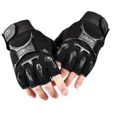 Selo luvas de meio dedo masculino forças especiais luta tático ventilador militar ao ar livre ciclismo montanhismo Fitne