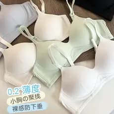 Roupa íntima sem costura feminina reúne seios pequenos outono inverno estudantes do ensino médio meninas sutiãs grande a