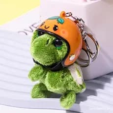 1PC Kawaii Capacete Tartaruga Do Mar Chaveiro De Pelúcia Telefone Móvel Ch Saco De Carro Pingente Para Crianças Brinqued