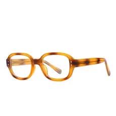 Óculos de armação quadrada pequena e moderna, com lentes coloridas retrô em tendência. ---- &&-**-&*--