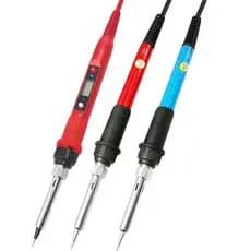 Ferro de solda elétrico com display digital e temperatura ajustável, ferramenta de reparo eletrônico, ferramenta de sold