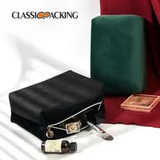 Bolsa de maquiagem estilo nórdico, bolsa de armazenamento de produtos de cuidados com a pele de grande capacidade, bolsa