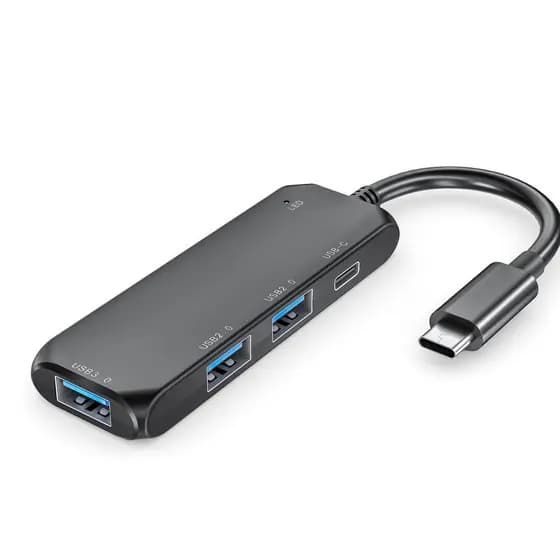 Modelo exclusivo de fábrica, divisor HUB USB 3.0 4 em 1, expansor para laptop, estação de acoplamento tipo-C