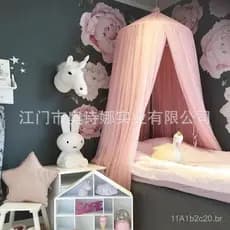 Venda direta do fabricante: Mosquiteiro em forma de cúpula para quarto infantil estilo Ins, dossel de cama, tenda infant