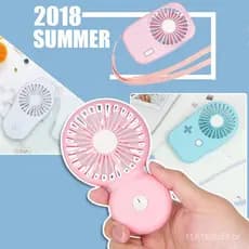 Ventilador mini USB recarregável para pendurar no pescoço, direto do fabricante, ventilador elétrico portátil e compacto