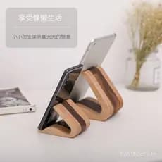 Suporte para celular feito de madeira, suporte de mesa de madeira, base para celular, estrutura de suporte de madeira, c