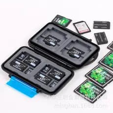 Estojo para cartão de memória de câmera Backpacker le-1, bolsa de armazenamento para cartão de memória, estojo para cart