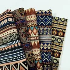 Tecido jacquard boêmio de estilo étnico, elegante e criativo, para sapatos, sofás, almofadas e roupas.