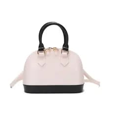 Bolsa de mão colorida em estilo europeu e americano para comércio exterior, nova bolsa de concha moderna, bolsa de praia