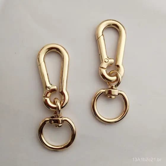 Acessórios criativos para bolsas e malas, gancho grande para DIY, acessório multifuncional, mosquetão.