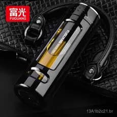 Copo de Vidro Fuguang para Homens, Copo de Água Simples e Portátil, Copo Criativo de Alto Borosilicato para Escritório,