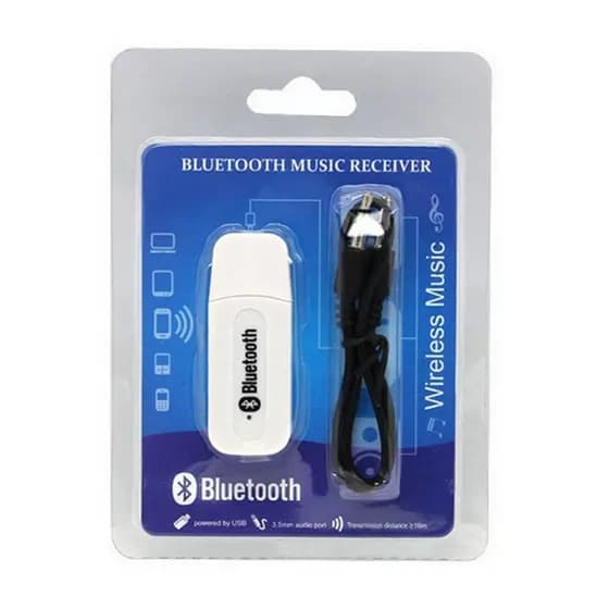 Receptor de áudio USB, adaptador de amplificador para dispositivo de áudio, saída AUX