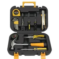 Conjunto de Ferramentas Manuais Ruiduo para Reparos Domésticos, Kit de 16 Peças, Caixa de Ferramentas para Presente, Ata