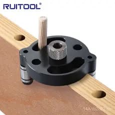 Perfurador de furos retos para madeira 6 8 10mm, autocentrante, localizador de furos para cavilhas de madeira, ferrament