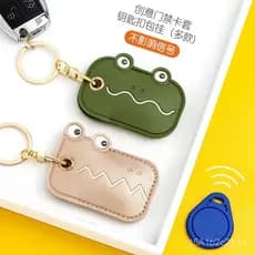 Porta-cartões de Acesso em Estilo Cartoon Bamenchongshe, Chaveiro Criativo e Fofo para Decoração de Bolsas de Meninas, P