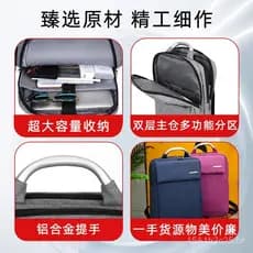 Mochila para homens, bolsa para laptop, mochila simples para negócios de 15,6 polegadas, mochila unissex para estudantes