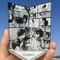 2026 Anime Attack on Titan Eren Jaeger Mikasa·Ackerman Acrílico Figura Stand Modelo Brinquedos De Mesa Presente