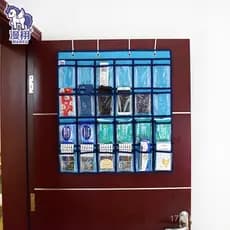 Nova bolsa de armazenamento transparente com 24/30 compartimentos para estudantes, organizador de cartões, bolsa de pare
