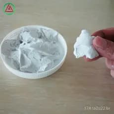 Pasta de silicone termocondutora para resfriamento de CPU, pasta térmica cinza de alta viscosidade e não curável para ra