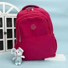 Bolsa de viagem casual feminina, mochila leve de nylon Oxford com múltiplas camadas, bolsa de mãe de estilo coreano, bol