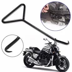 Gancho de mola para tubo de escape de motocicleta modificado, gancho de mola de aço inoxidável reforçado, gancho de mola