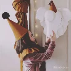 Nova decoração de parede em estilo nórdico com cabeça de elefante, decoração de parede para casa, brinquedo com cabeça d